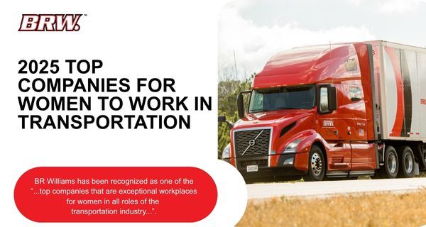 BRW Recognized as a Top Employer for Women in Trucking