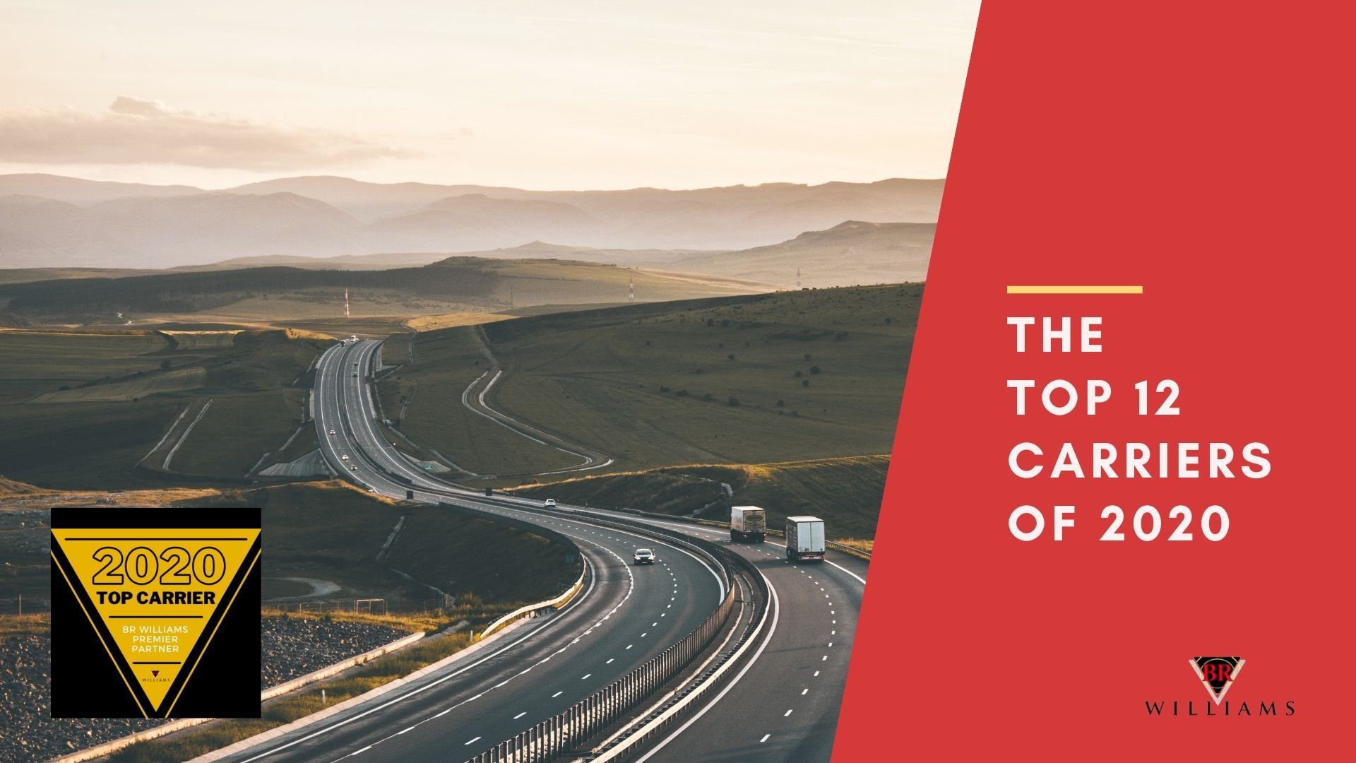 BR Williams Announces the Top 12 Carriers Of 2020