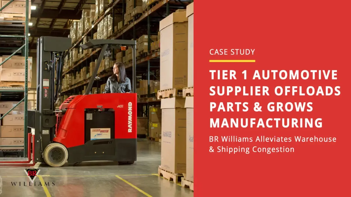 Tier 1 Automotive Supplier Offloads Parts & Grows Manufacturing“