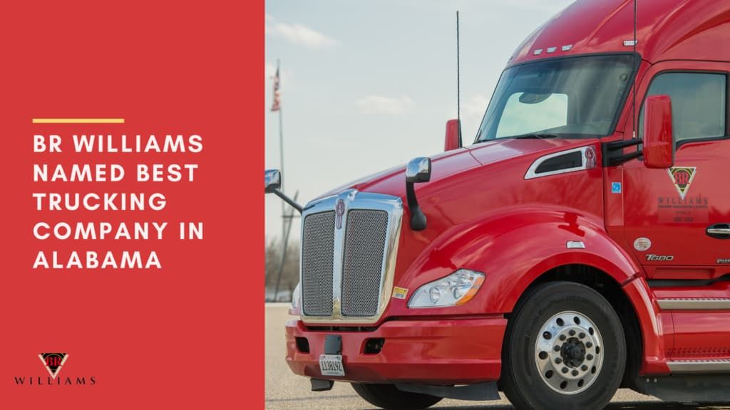 BR Williams Named Best Trucking Company in Alabama