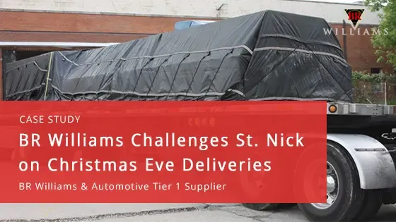 BR Williams Challenges St. Nick on Christmas Eve Deliveries